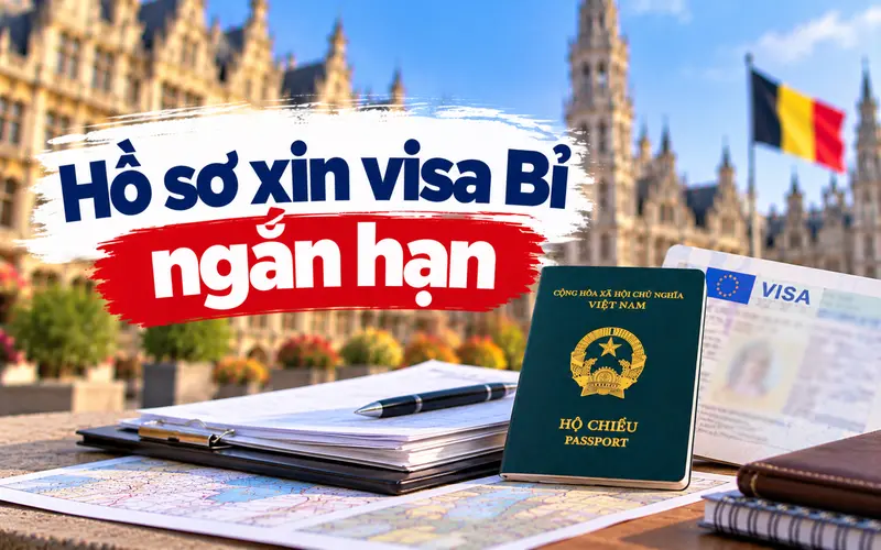 Checklist giấy tờ cần chuẩn bị khi xin visa Bỉ ngắn hạn