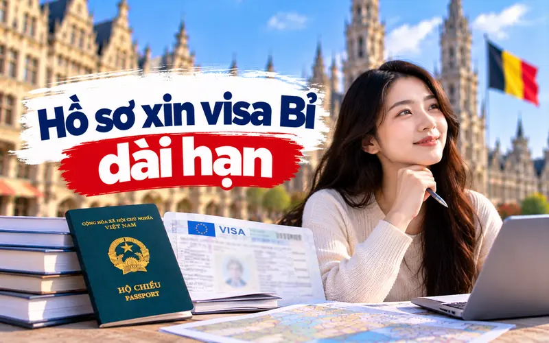 Hồ sơ cần chuẩn bị khi xin visa Bỉ dài hạn