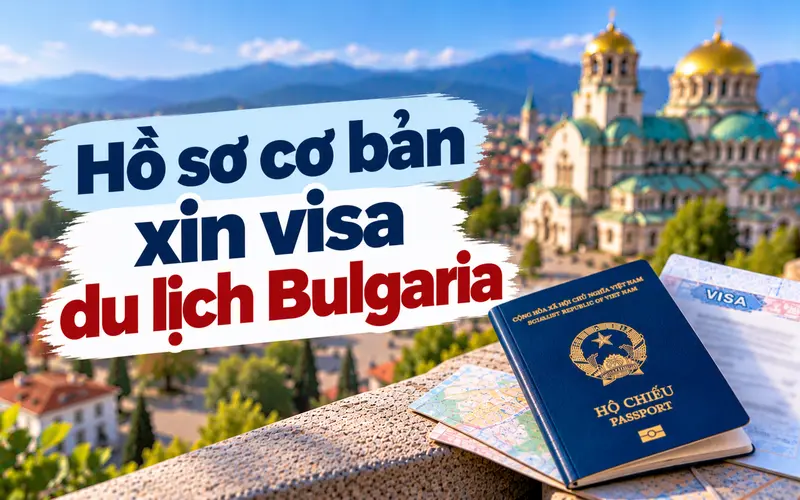 Nhóm giấy tờ cần chuẩn bị khi xin visa du lịch Bulgaria