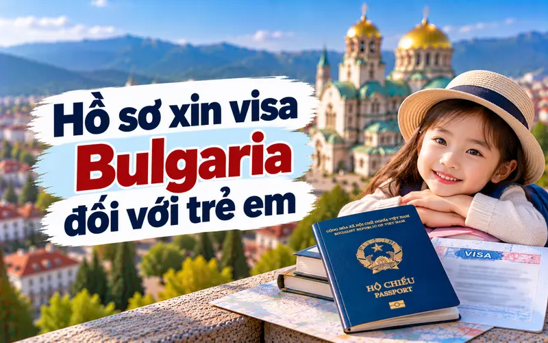 Hồ sơ cần chuẩn bị khi xin visa Bulgaria đối với trẻ em 