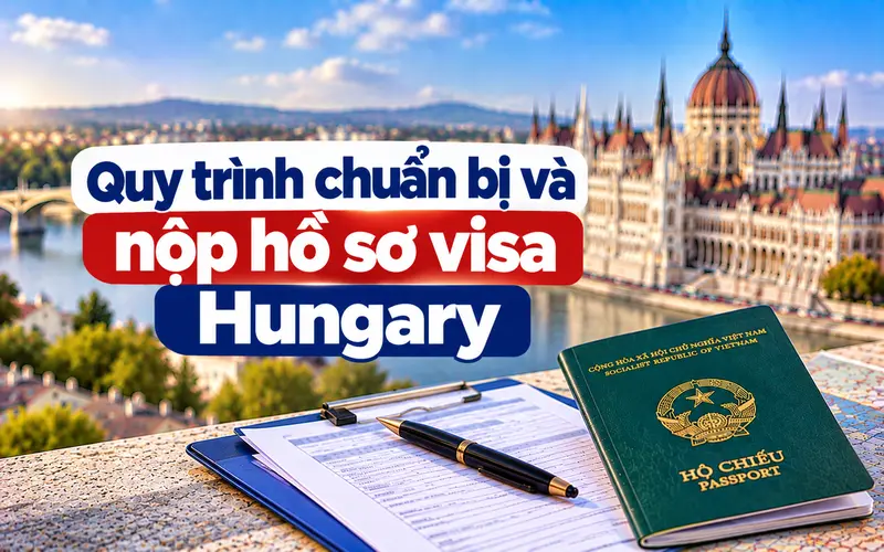 Hướng dẫn các bước chuẩn bị và nộp hồ sơ xin visa Hungary