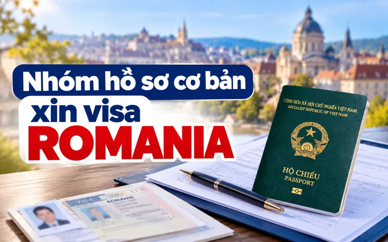 Hồ sơ cơ bản cần chuẩn bị khi xin visa Romania