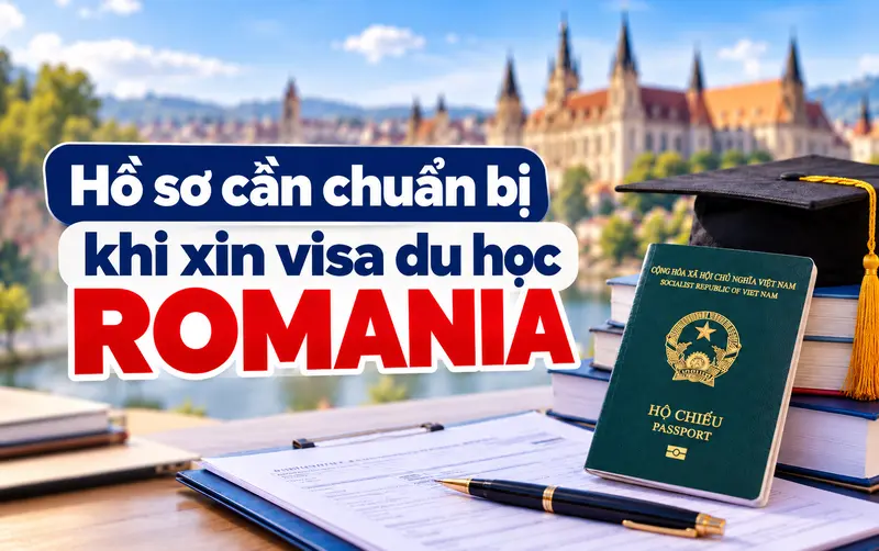 Giấy tờ cơ bản xin visa du học Romania
