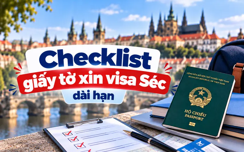 Hồ sơ cơ bản xin visa Séc dài hạn