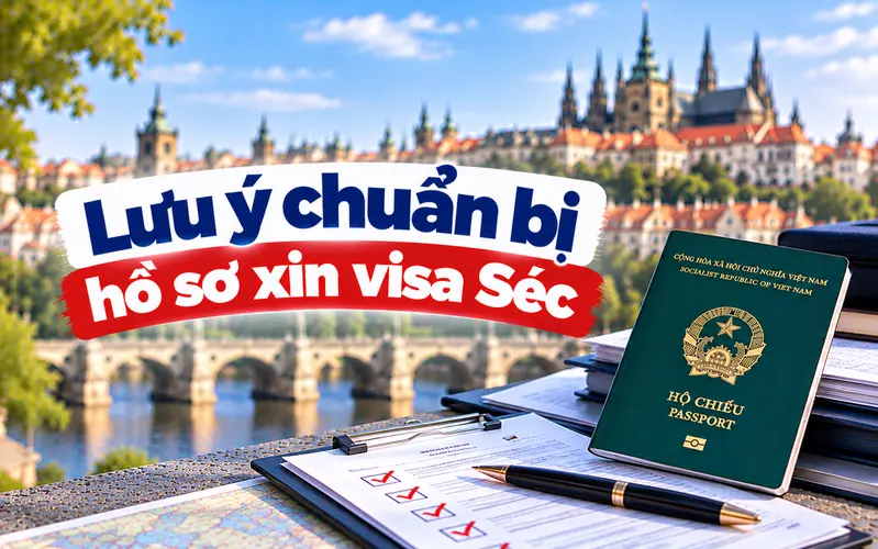 Lưu ý chuẩn bị hồ sơ xin visa Séc tối ưu