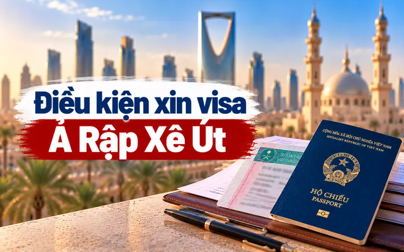 Điều kiện quan trọng trước khi xin visa Ả Rập Xê Út