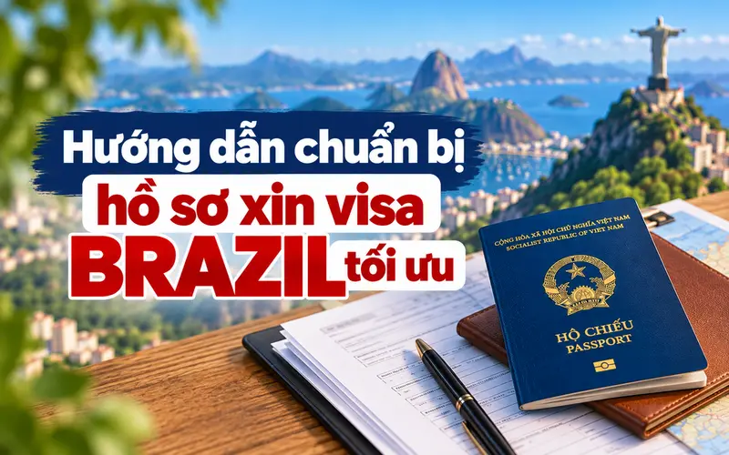 Hướng dẫn chuẩn bị hồ sơ cần thiết khi xin visa Brazil