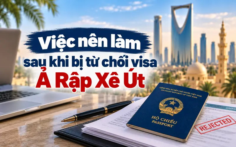 Việc cần làm sau khi rớt visa Ả Rập Xê Út