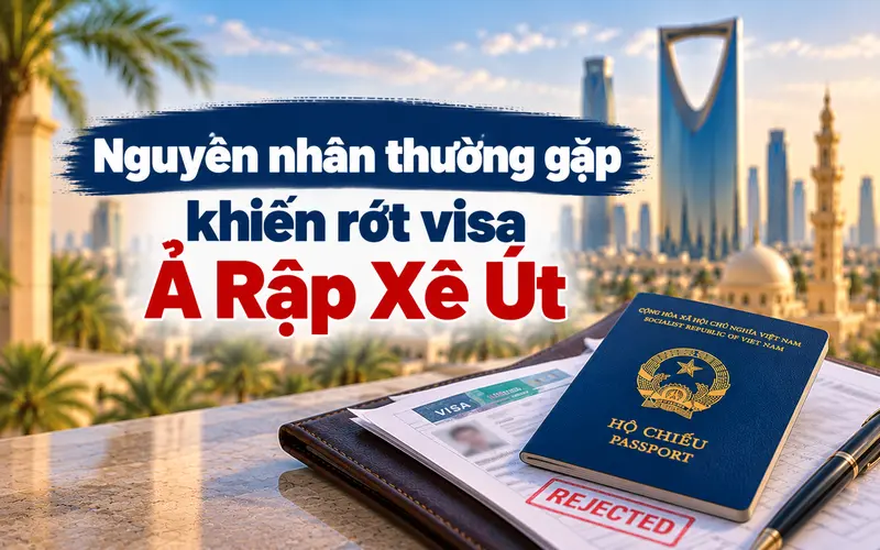 Tìm hiểu nguyên nhân khiến visa Ả Rập Xê Út bị từ chối