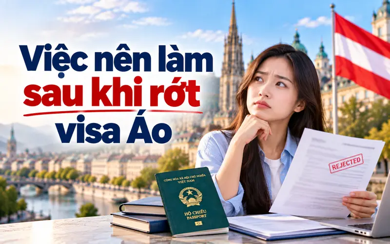 Các việc nên làm sau khi rớt visa Áo