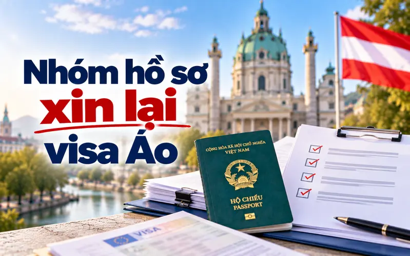 Hồ sơ cần chuẩn bị khi xin lại visa Áo