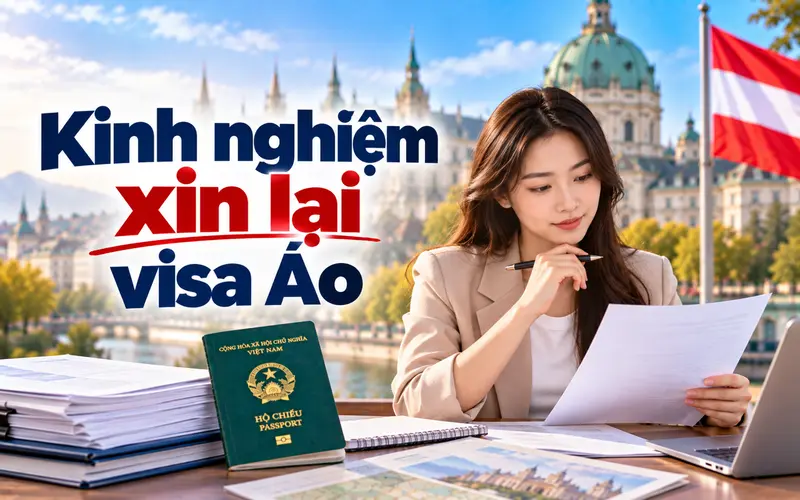 Kinh nghiệm xin lại visa Áo tối ưu