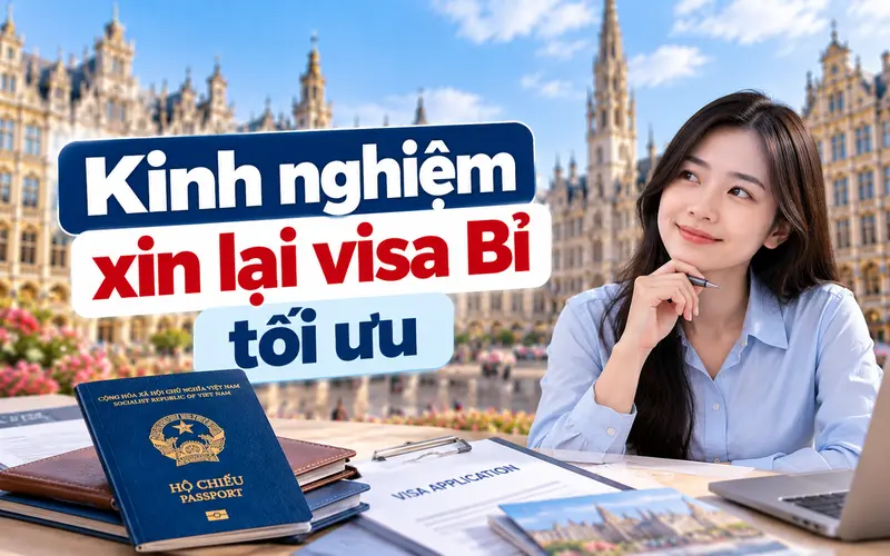 Kinh nghiệm xin lại visa Bỉ hiệu quả