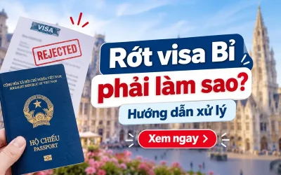 Rớt visa Bỉ phải làm sao?