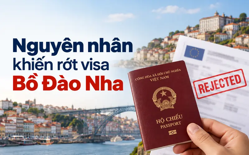 Nguyên nhân thường gặp khiến rớt visa Bồ Đào Nha