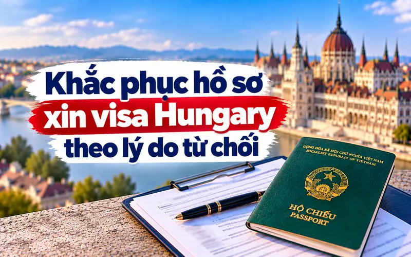 Cách khắc phục hồ sơ xin visa Hungary theo từng lý do từ chối