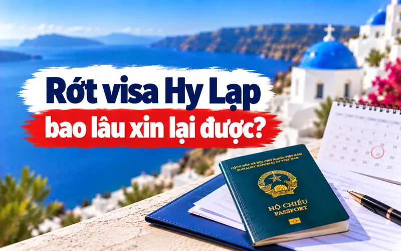 Tìm hiểu rớt visa Hy Lạp bao lâu xin lại được