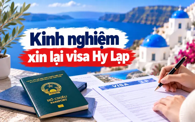 Kinh nghiệm xin lại visa Hy Lạp tối ưu tỷ lệ đậu