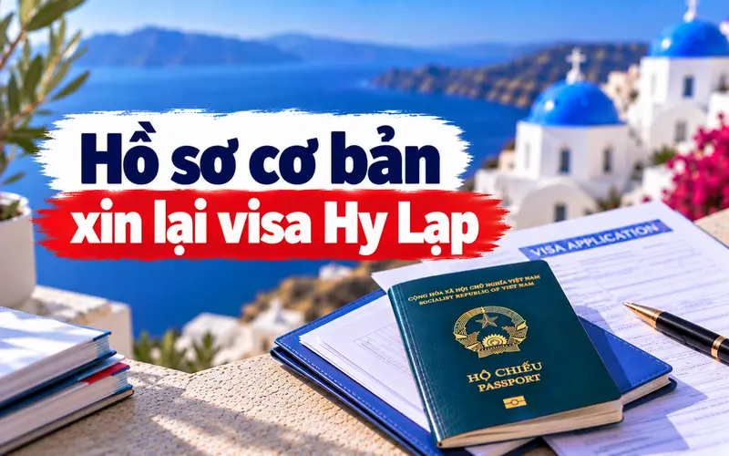 Hồ sơ cần chuẩn bị khi xin lại visa Hy Lạp