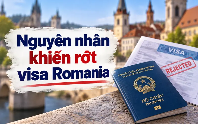Nguyên nhân thường gặp khiến rớt visa Romania