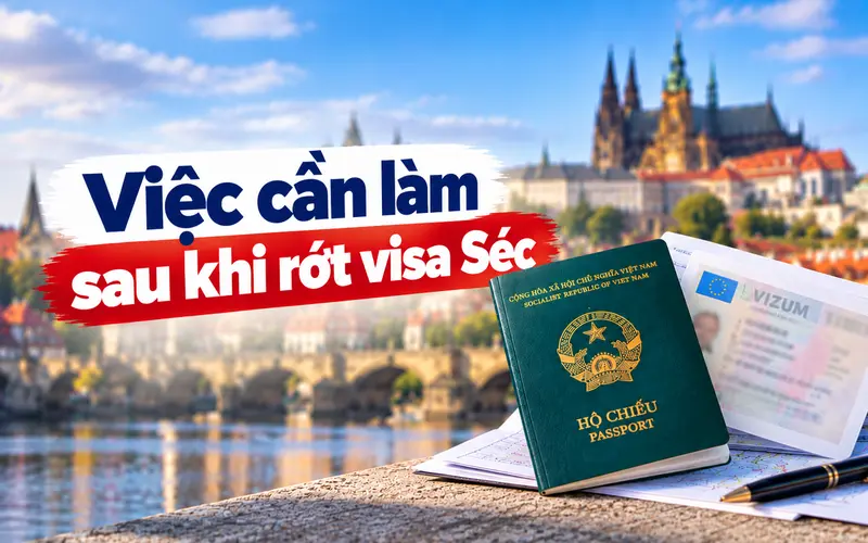 Những việc nên làm sau khi rớt visa Séc