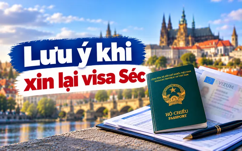 Lưu ý để xin lại visa Séc hiệu quả