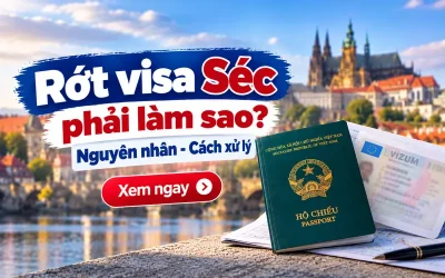 Rớt visa Séc phải làm sao?