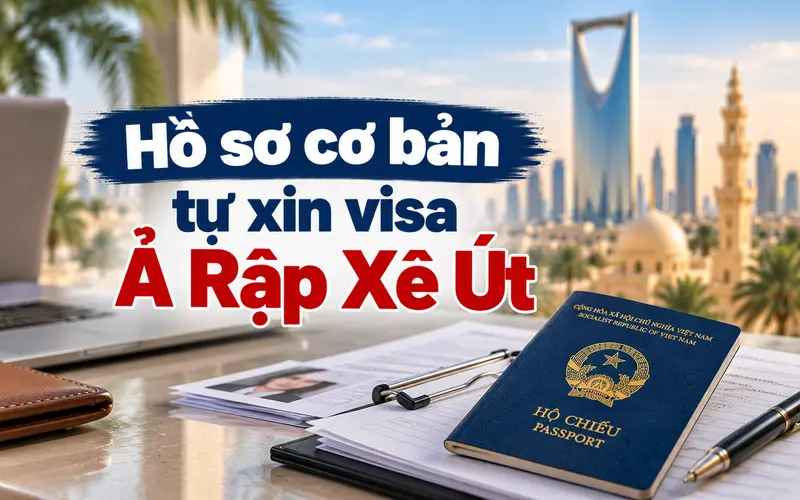 Nhóm hồ sơ cần chuẩn bị khi tự xin visa Ả Rập Xê Út