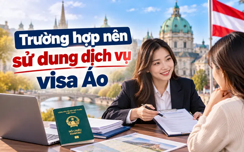 Gợi ý trường hợp nên sử dụng dịch vụ visa Áo