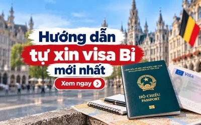 Tự xin visa Bỉ