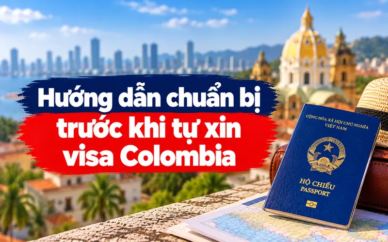 Hướng dẫn chuẩn bị tối ưu trước khi tự xin visa Colombia