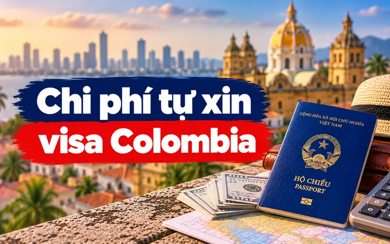Cập nhật chi phí tự xin visa Colombia