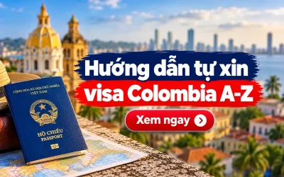 Tự xin visa Colombia