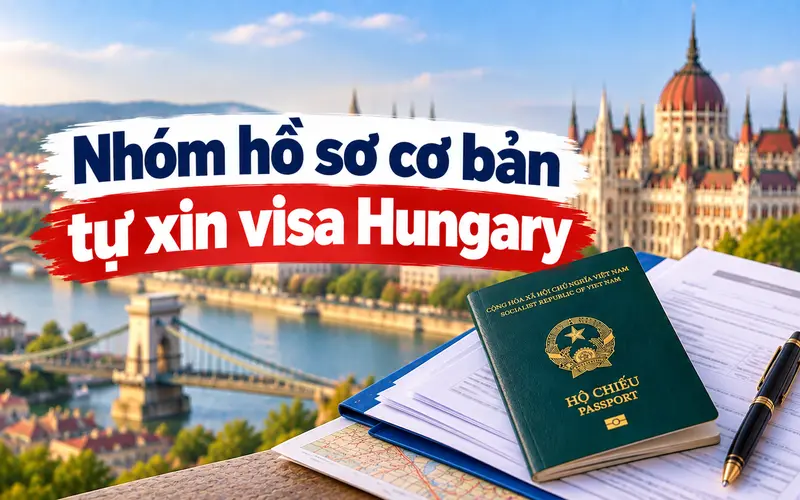 Hồ sơ cần chuẩn bị khi tự xin visa Hungary