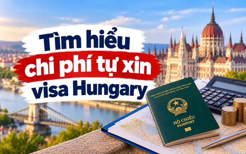 Cập nhật các khoản phí khi tự xin visa Hungary