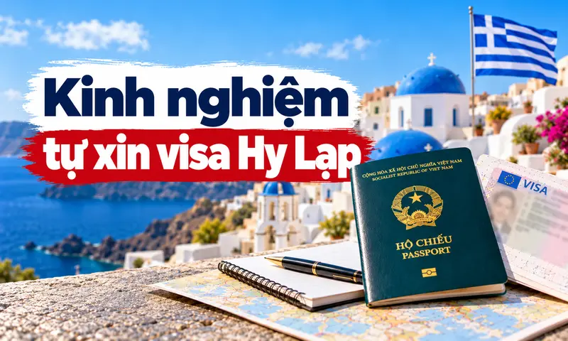 Kinh nghiệm tự xin visa Hy Lạp tối ưu tỷ lệ đậu