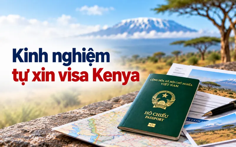 Kinh nghiệm tự xin visa Kenya hiệu quả