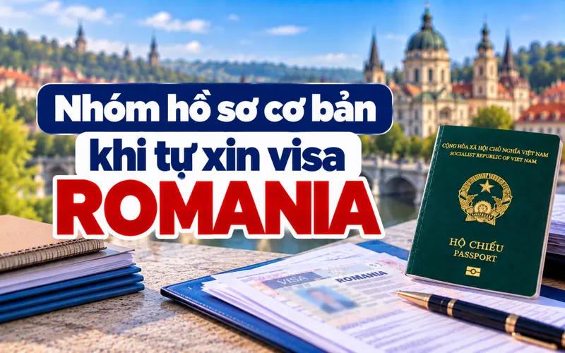 Hồ sơ cần chuẩn bị khi tự xin visa Romania