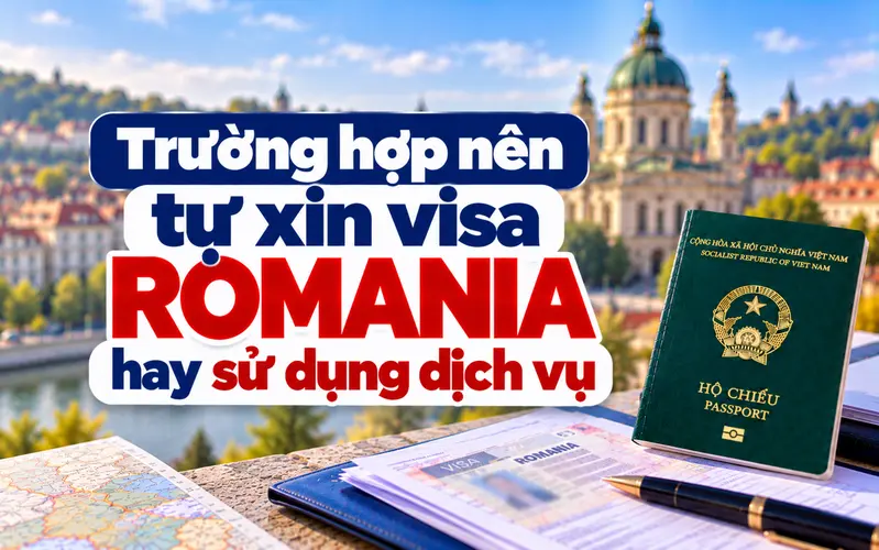 Gợi ý trường hợp nên tự xin visa Romania hay sử dụng dịch vụ