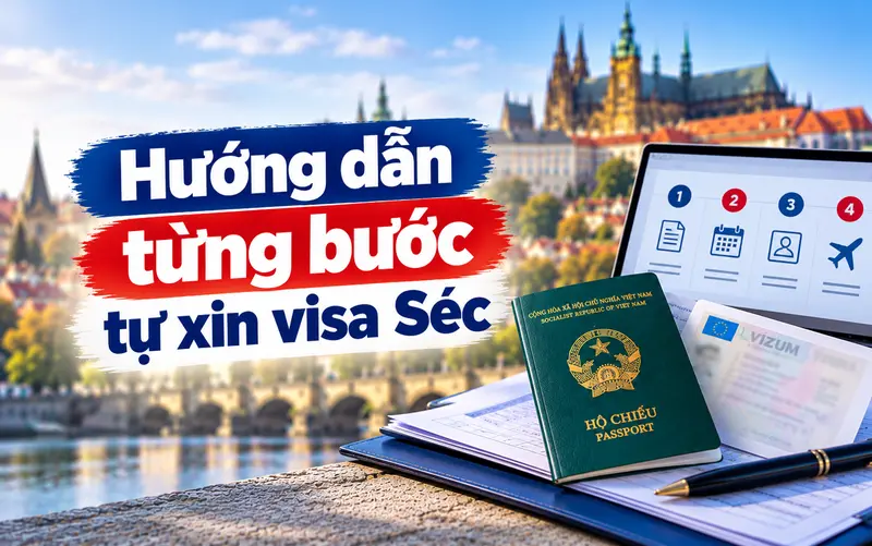 Hướng dẫn quy trình xin visa Séc chi tiết