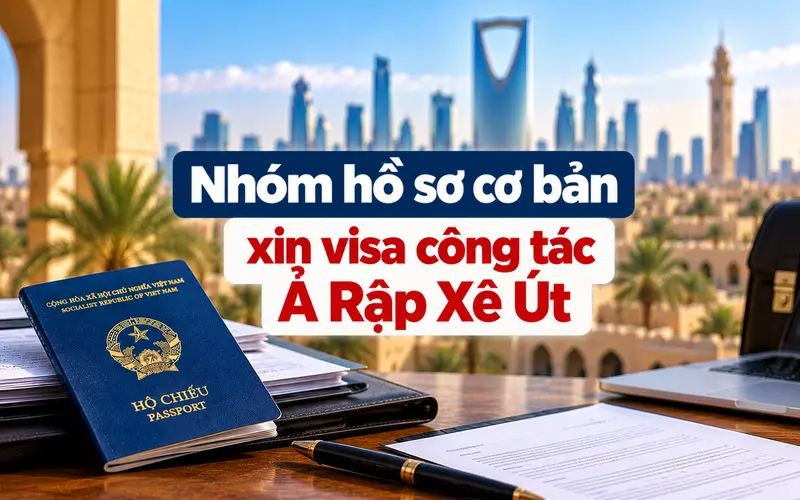 Nhóm hồ sơ cần chuẩn bị khi xin visa công tác Ả Rập Xê Út