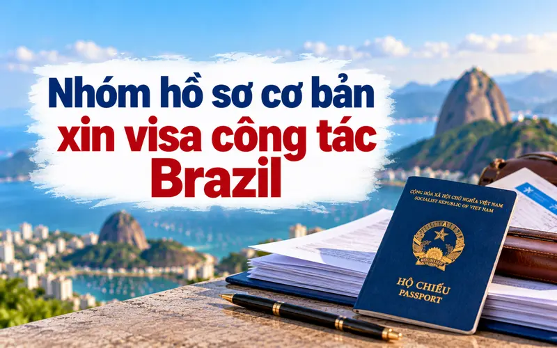 Nhóm hồ sơ cần chuẩn bị khi xin visa công tác Brazil