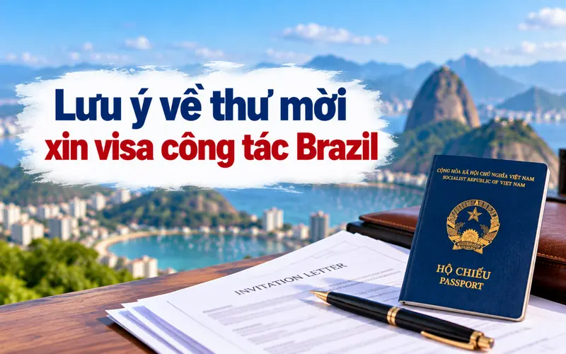 Hướng dẫn chuẩn bị thư mời xin visa công tác Brazil