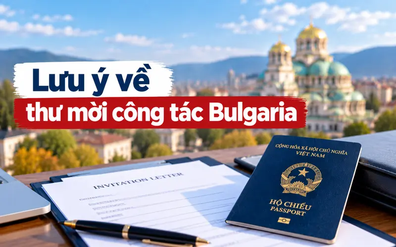 Hướng dẫn cách chuẩn bị và lưu ý về thư mời xin visa công tác Bulgaria
