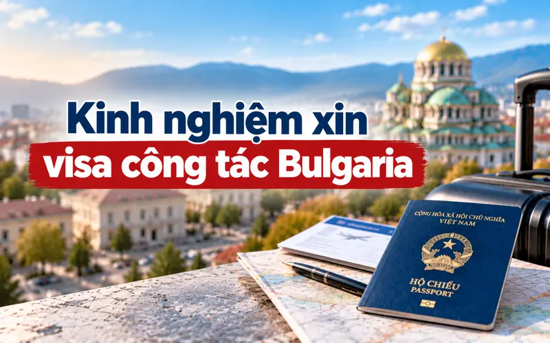 Kinh nghiệm xin visa công tác Bulgaria hiệu quả