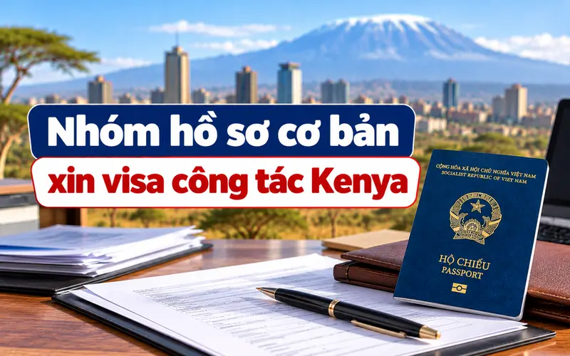 Nhóm hồ sơ cần chuẩn bị xin visa công tác Kenya