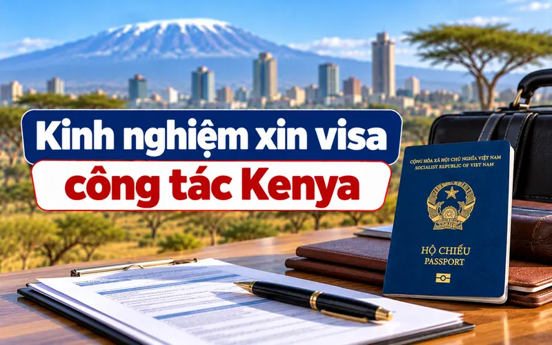 Kinh nghiệm xin visa công tác Kenya tối ưu