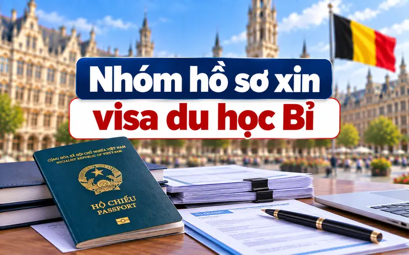 Hồ sơ cần chuẩn bị khi xin visa du học Bỉ