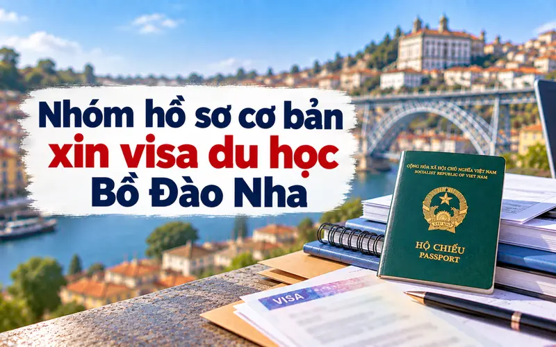 Nhóm hồ sơ cần chuẩn bị khi xin visa du học Bồ Đào Nha