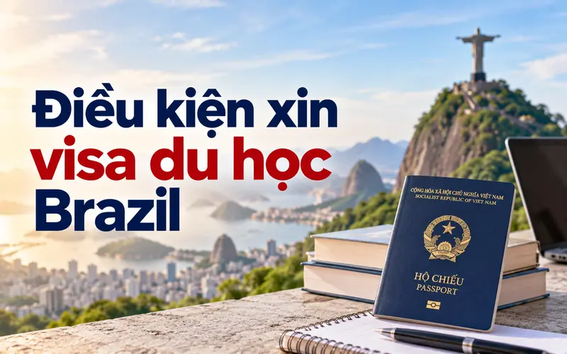 Cập nhật điều kiện xin visa du học Brazil 